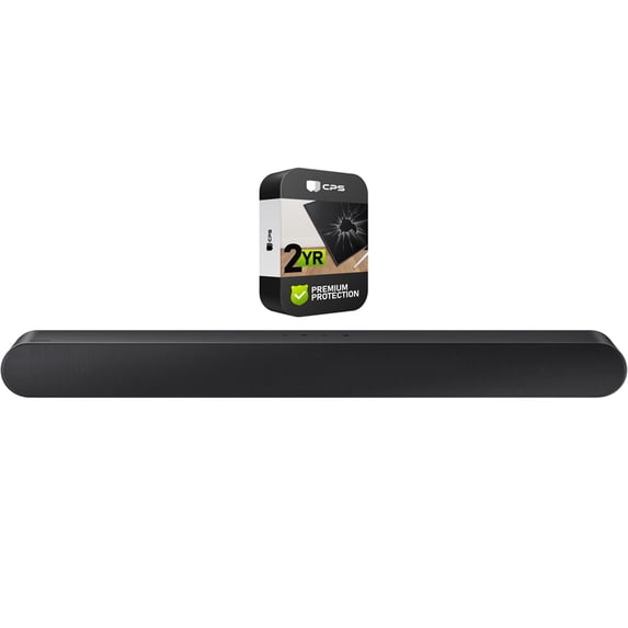 Restored Samsung HW-S50B/ZA 3.0ch All-in-One Soundbar with Dolby 5.1 DTS Virtual:X 2022 Bundle with 2 YR CPS Enhanced Protection Pack (Refurbished)