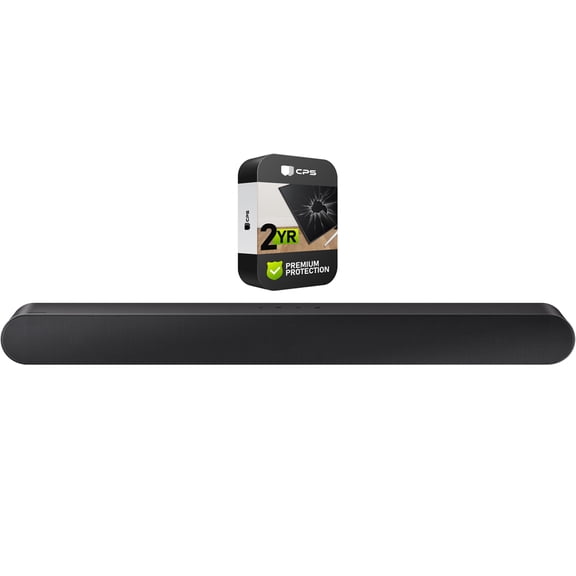 Restored Samsung HW-S50B/ZA 3.0ch All-in-One Soundbar with Dolby 5.1 DTS Virtual:X 2022 Bundle with 2 YR CPS Enhanced Protection Pack (Refurbished)