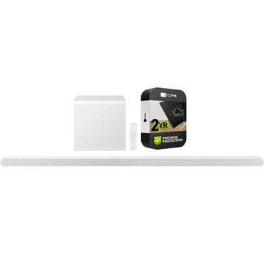 Restored Samsung HW-S801D/ZA 3.1.2ch Wireless Soundbar Dolby Atmos White 2024 Bundle with 2 YR CPS Enhanced Protection Pack (Refurbished)