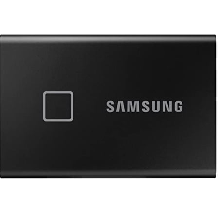 Restored Samsung MU-PC1T0T/AM T7 Touch Portable SSD 1 TB USB 3.2 Gen.2 External Solid State Drive Metallic Black (Refurbished)