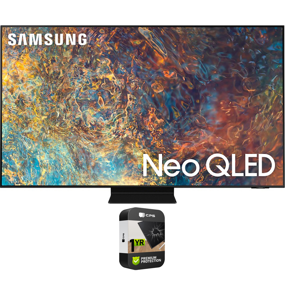 Restored Samsung QN50QN90AAFXZA 50 Inch Neo QLED 4K Smart TV 2021 Bundle with Premium 1 Year Extended Protection Plan (Refurbished) - image 1 of 11