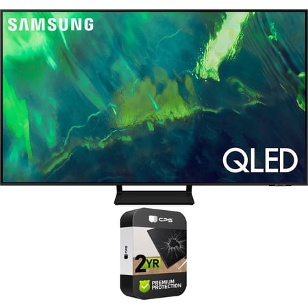 Restored Samsung QN65Q70AAFXZA 65 Inch QLED 4K UHD Smart TV 2021 Bundle with 2 YR CPS Enhanced Protection Pack (Refurbished)