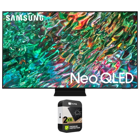 Restored Samsung QN65QN90BAFXZA 65 inch Class Neo QLED 4K Smart TV 2022 Bundle with 2 YR CPS Enhanced Protection Pack (Refurbished)