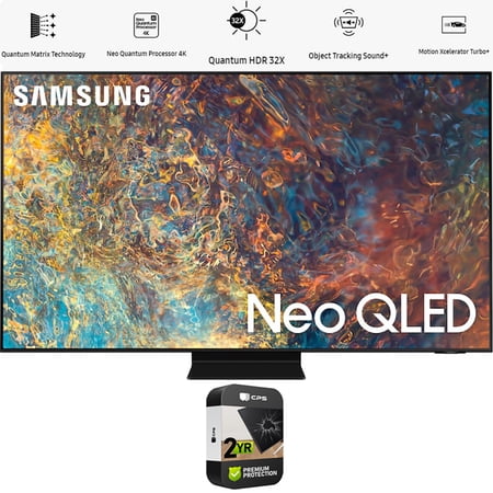Restored Samsung QN98QN90AAFXZA 98 Inch Neo QLED HDR 4K UHD Smart TV Bundle with 2 YR CPS Enhanced Protection Pack (Refurbished)
