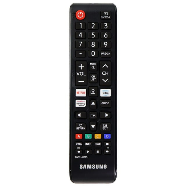 Restored Samsung Remote Control (BN5901315J) with Netflix Hotkey for