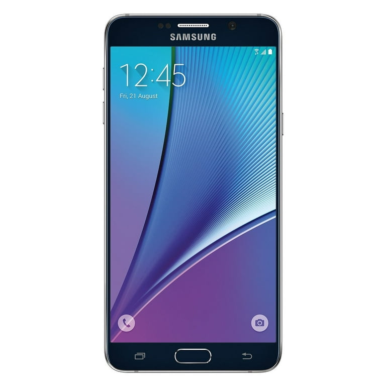 Restored Samsung SM-N920V 32GB Galaxy Note 5 Black Smartphone for 