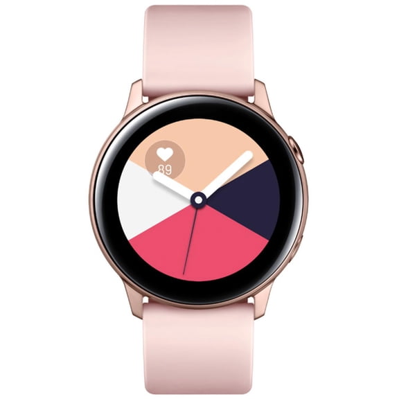 Restored Samsung Galaxy Watch Active 40mm Rose Gold Aluminum Case with Rose Gold Band, (Refurbished)