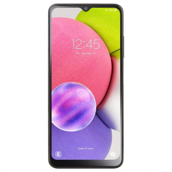 Restored Samsung STSAS134DCPWP Straight Talk Galaxy A03s, 32GB, Black Prepaid Smartphone (Refurbished)