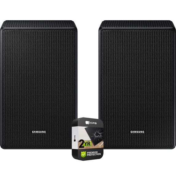 Restored Samsung SWA-9500S/ZA Wireless Rear Speaker Kit w/ Dolby Atmos for Soundbar Surround Sound Bundle with 2 YR CPS Enhanced Protection Pack (Refurbished)