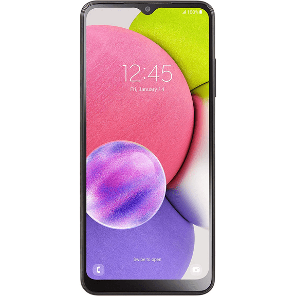 Restored Samsung TFSAS134DCP Galaxy A03s 6.5'' Tracfone LTE 3GBRAM 32GB StoragePrepaid Smartphone, Black (Refurbished)