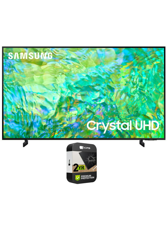 Restored Samsung UN65CU8000FXZA 65 inch Crystal UHD 4K Smart TV 2023 Bundle with 2 YR CPS Enhanced Protection Pack (Refurbished)