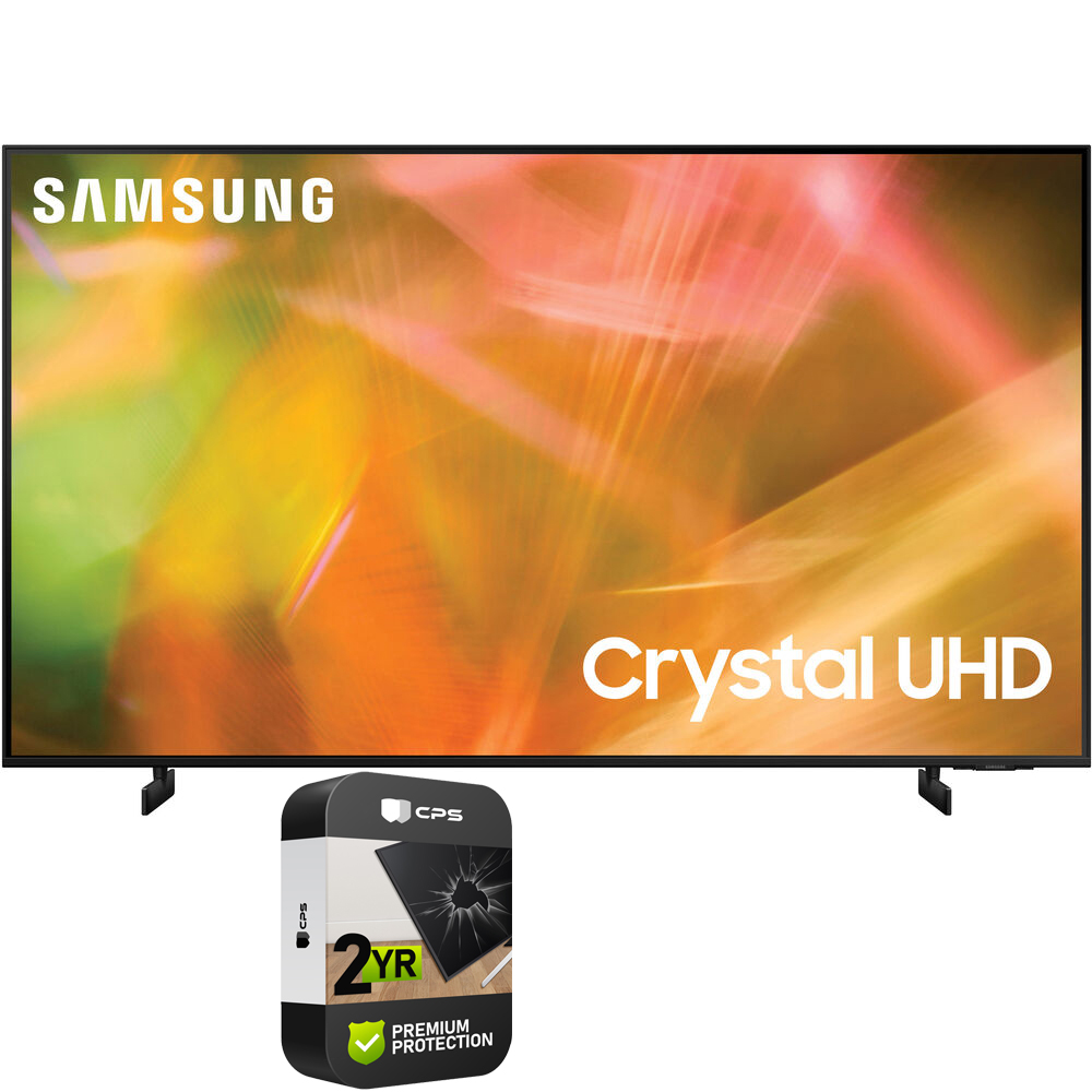 Restored Samsung UN75AU8000FXZA 75 Inch 4K Crystal UHD Smart LED TV