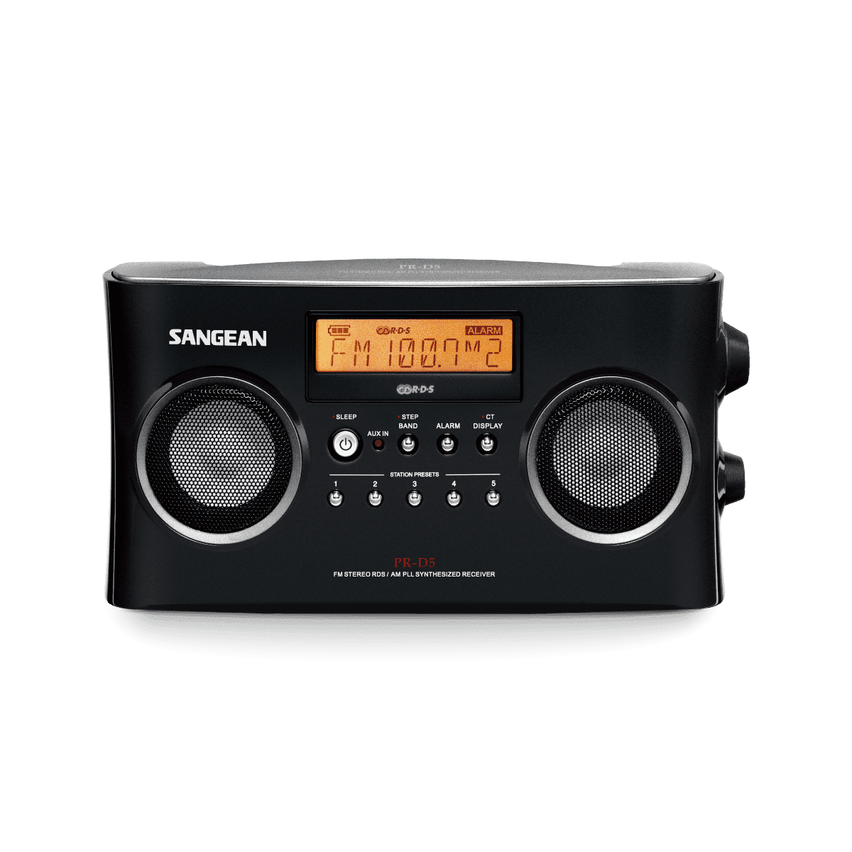 Restored Sangean PRD5BK Portable Radio with Digital Tuning and RDS