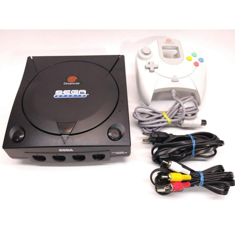 Restored Sega Dreamcast System - Video Game Console (Black Sega