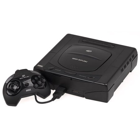 SEGA Saturn System with w/Sega Controller, Black, (Refurbished)