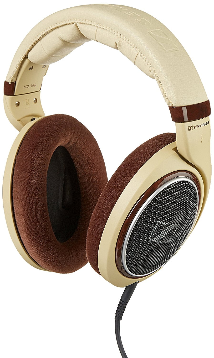 Restored Sennheiser HD 598 Over ear Headphones Ivory Refurbished Walmart