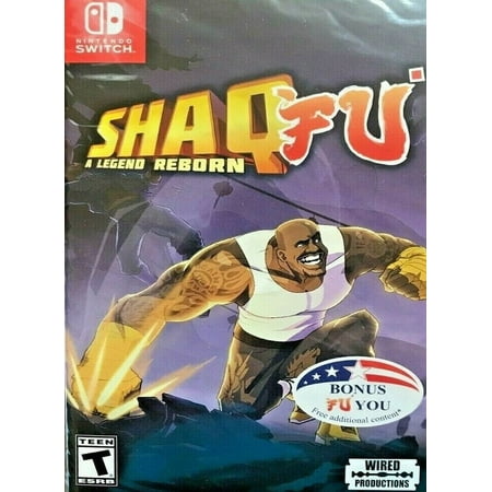 Restored Shaq Fu: A Legend Reborn (Nintendo Switch, 2018) Fighting Game (Refurbished)