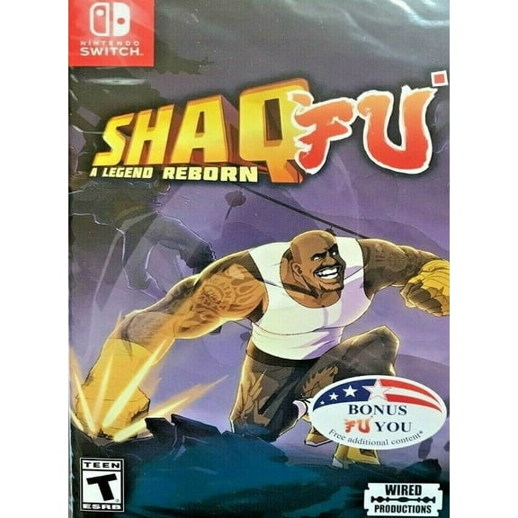 Restored Shaq Fu: A Legend Reborn (Nintendo Switch, 2018) Fighting Game (Refurbished)