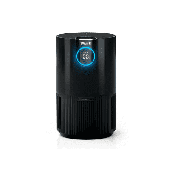 Restored Shark Air Purifier with Nanoseal HEPA, Cleansense IQ, Odor Lock, Cleans up to 500 Sq. Ft, Charcoal Grey, HP100 (Refurbished)