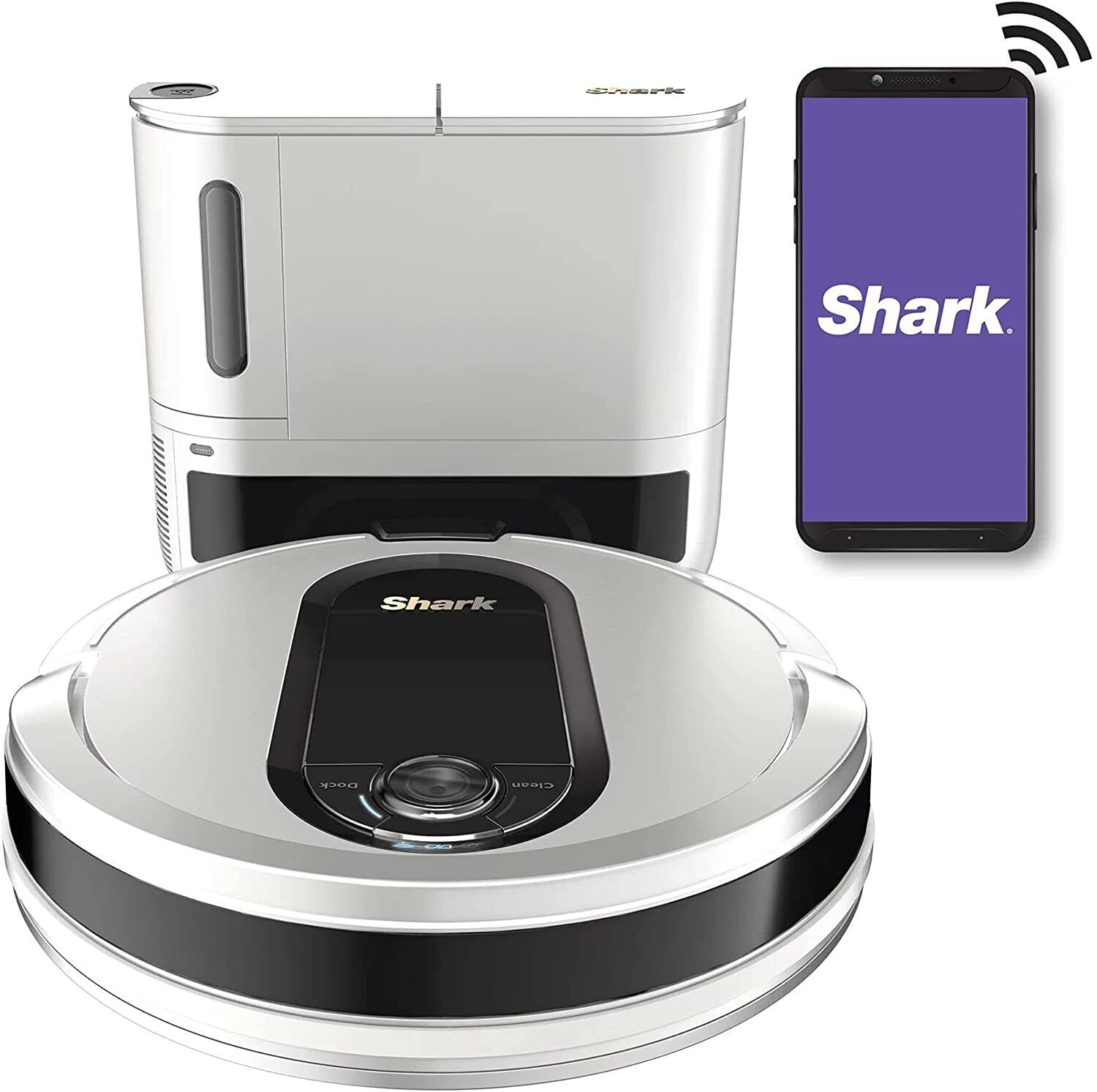 Restored Shark IQ QR1000 WiFi Robot Vacuum w/ SelfEmpty Base & Self