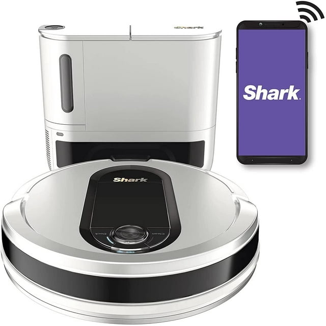 Restored Shark IQ QR1000 WiFi Robot Vacuum w/ SelfEmpty Base & Self