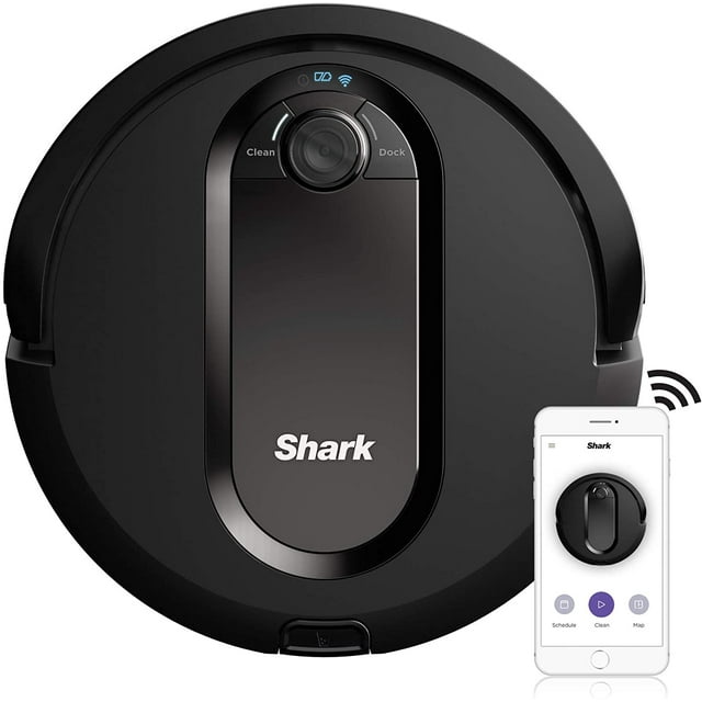 Restored Shark IQ Robot RV1001 AppControlled Robot Vacuum with Wifi and Home Mapping, Pet Hair Strong Suction with Alexa (Refurbished)