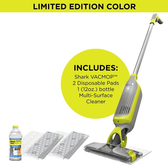 Restored Shark VACMOP Cordless Hard Floor Vacuum Mop with Disposable VACMOP Pad, VM190