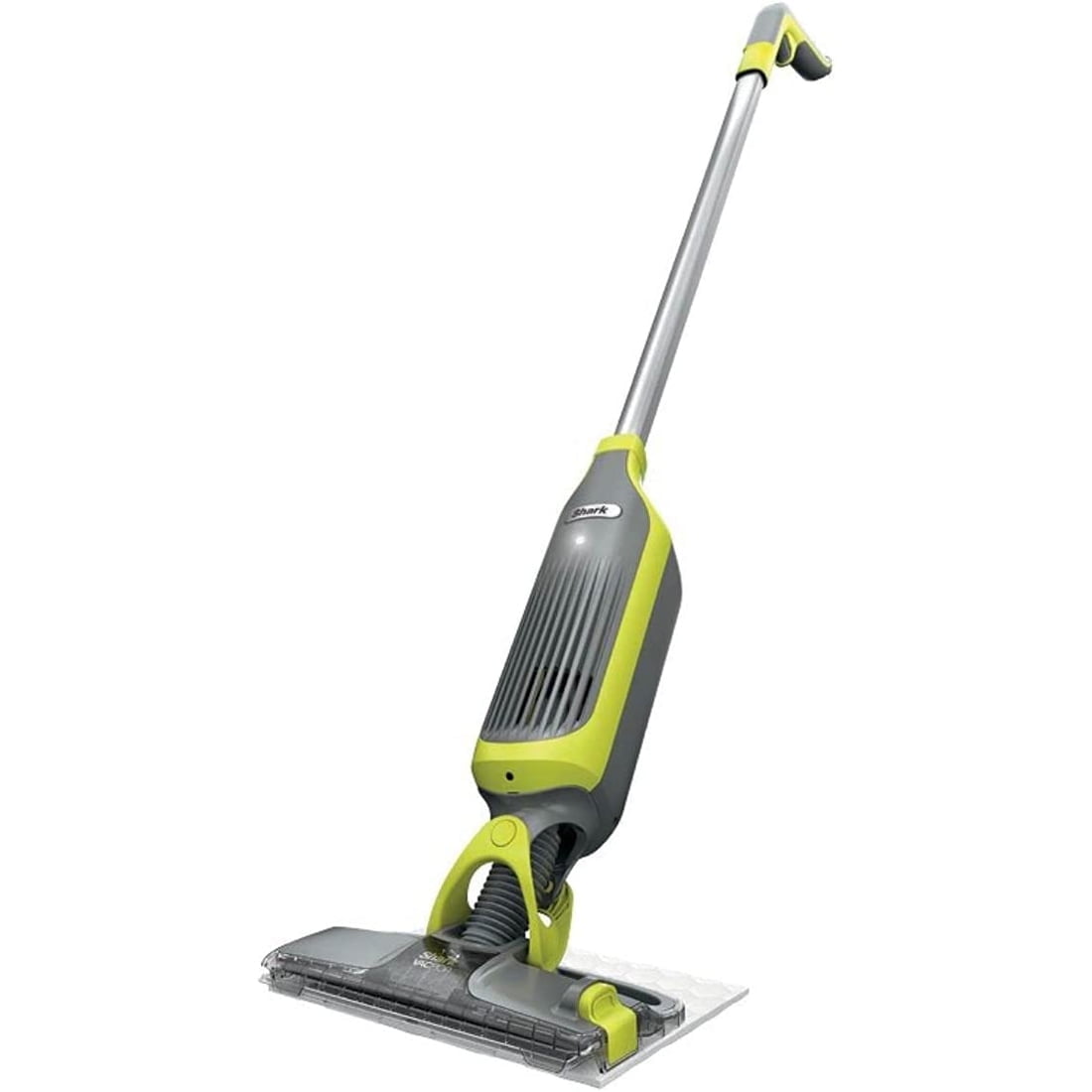 Restored Shark VM252 VACMOP Pro Cordless Hard Floor Vacuum Mop - LED Headlights - 4 Disposable Pads - 12 fl oz. Cleaning Solution - Charcoal Gray