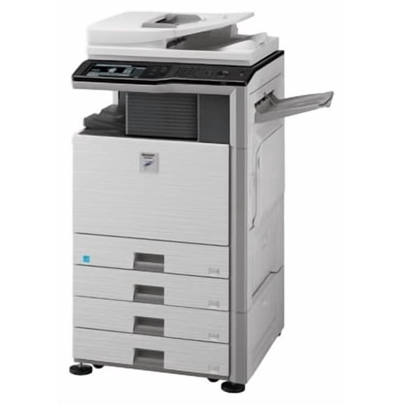 Restored Sharp MX-283N Color Laser Multifunction Copier – 28 PPM, Copy, Print, Scan, Duplex, Network, A3/A4/A5 Support, 600 DPI, USB,
