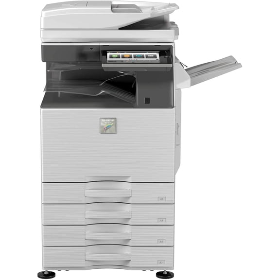 Restored Sharp MX-3070N Color Laser Multifunction Printer – Copier, Scanner, Duplex, Network Ready, 30 PPM, A3 Tabloid