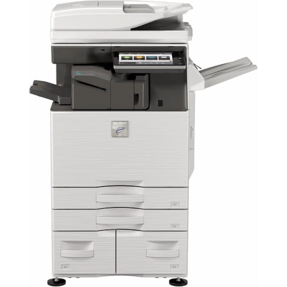Restored Sharp MX-M6070 Monochrome Multifunction Printer – 60 ppm, A3/A4, Print, Copy, Scan, Duplex, Network, USB, 1200 dpi, Automatic Document Feeder, 500 GB HDD