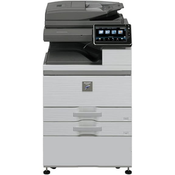 Restored Sharp MX-M654N Monochrome Laser Multi-Function Copier – Tabloid/Ledger Size, 65 PPM, Print, Copy, Scan, Auto Duplex, Network Ready