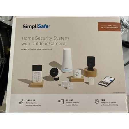 Refurbished SimpliSafe OSK231 Outdoor Camera Home Security System