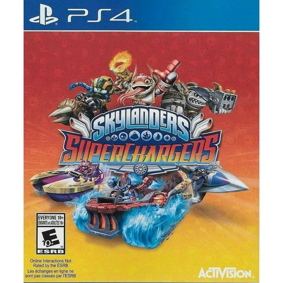 Restored Skylanders Superchargers Standalone Game (Playstation 4, 2015) RPG (Refurbished)