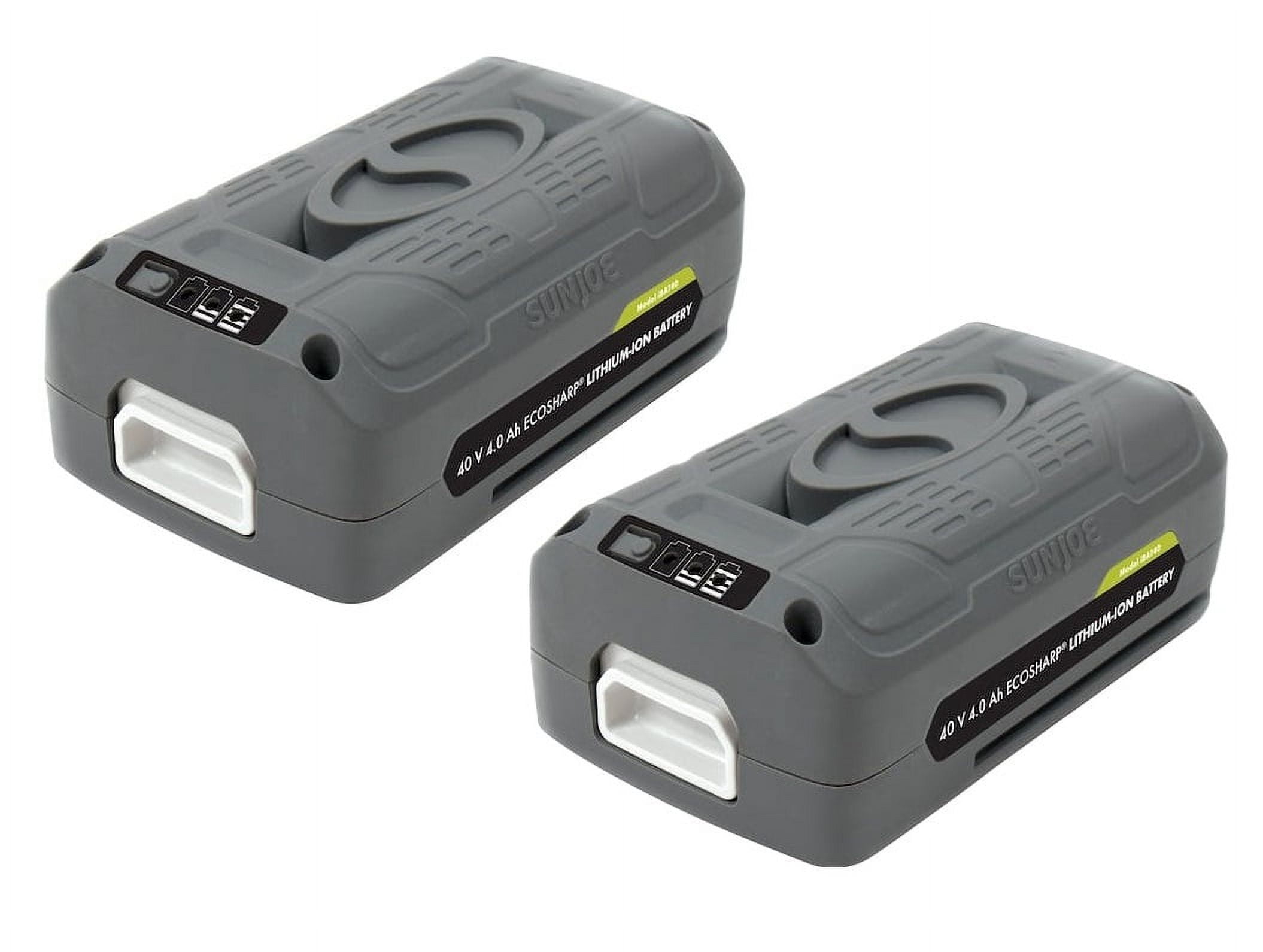 40 Volt Snow Joe Battery Not Charging Ah Lithium Battery Sun Joe