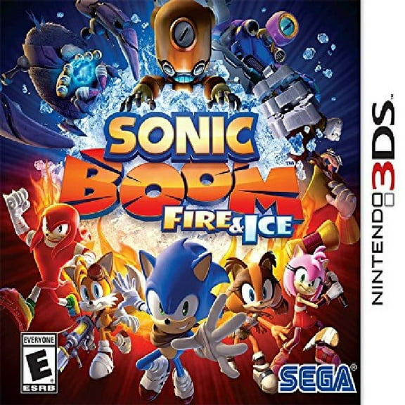 Restored Sonic Boom: Fire & Ice (Nintendo 3DS, 2016) Adventure Game (Refurbished)