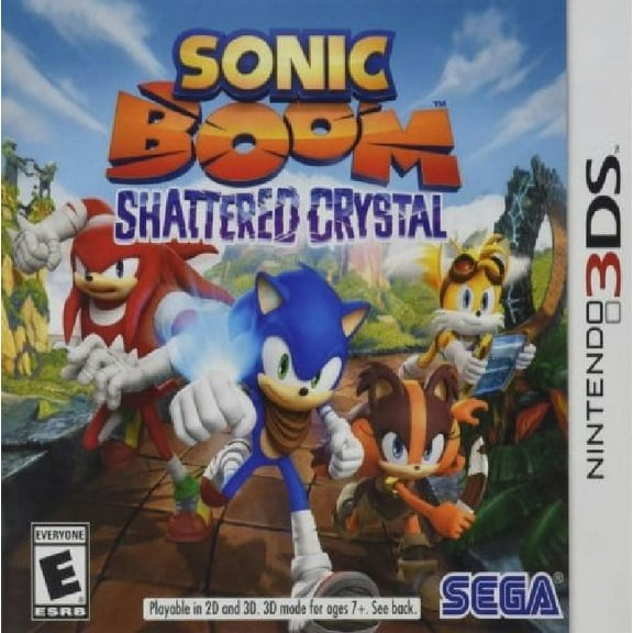 Restored Sonic Boom: Shattered Crystal (Nintendo 3DS, 2014) Adventure Game (Refurbished)