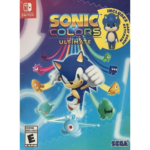 Restored Sonic Colors Ultimate: Launch Edition (Nintendo Switch, 2021) Adventure Game, Physical, Action & Adventure, Multiplayer, Platformer, Parental Controls Game Cards