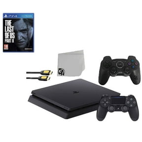 Restored Sony PlayStation 4 Pro 1TB Gaming Console Black 2 Controller