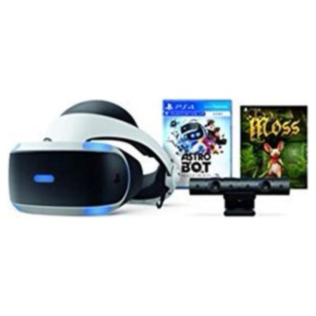 Restored Sony 3003468 PlayStation 4 VR, ASTRO BOT Rescue Mission + Moss Bundle, Black (Refurbished)
