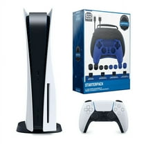 Restored Sony 3005718-SG20018 Playstation 5 Disc Version Console with Pro Gamer Starter Pack Bundle (Refurbished)