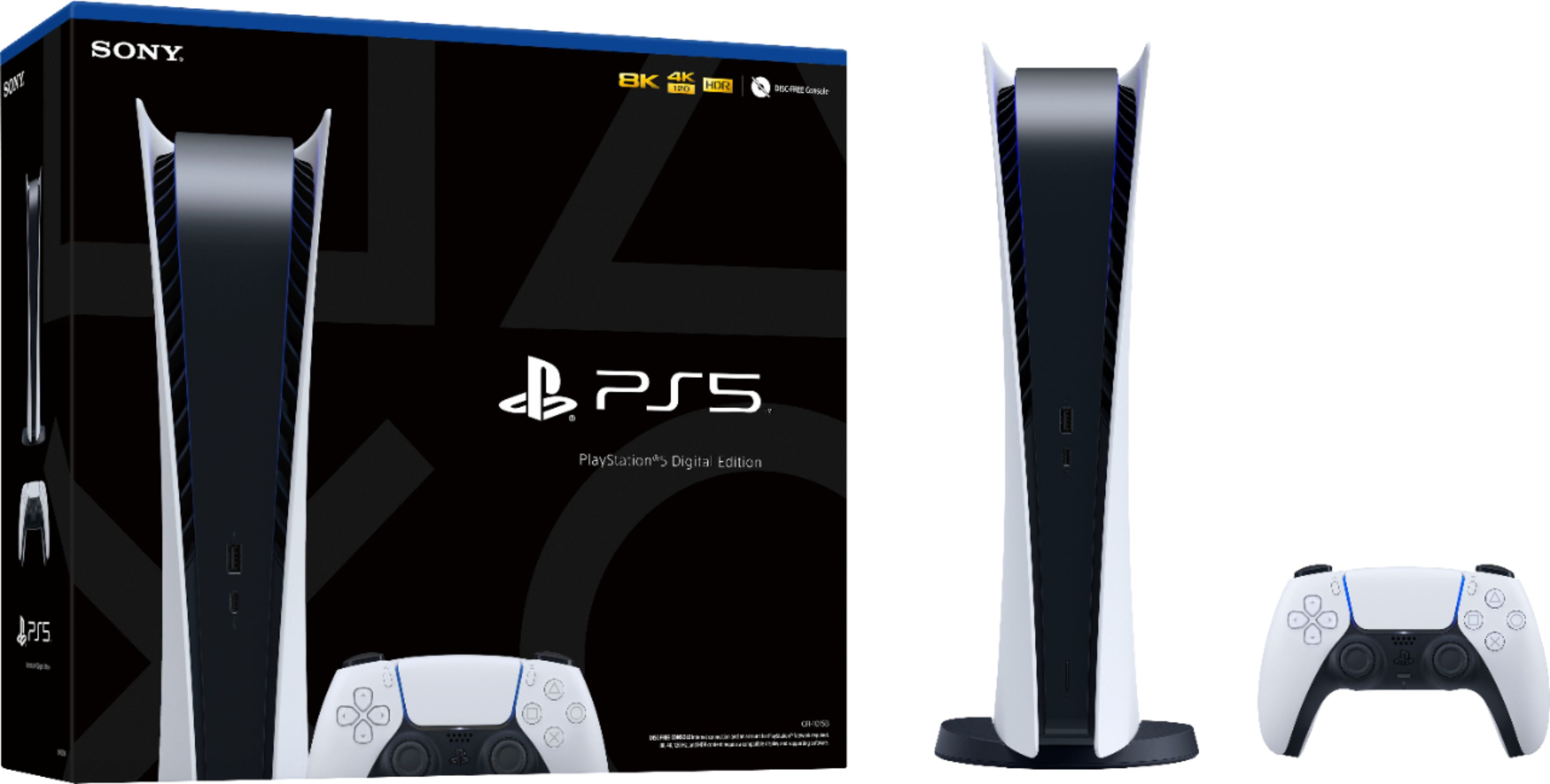 Restored Sony PlayStation 5 Digital Edition (Sony PS5 Digital) Video Game  Console (Refurbished) 