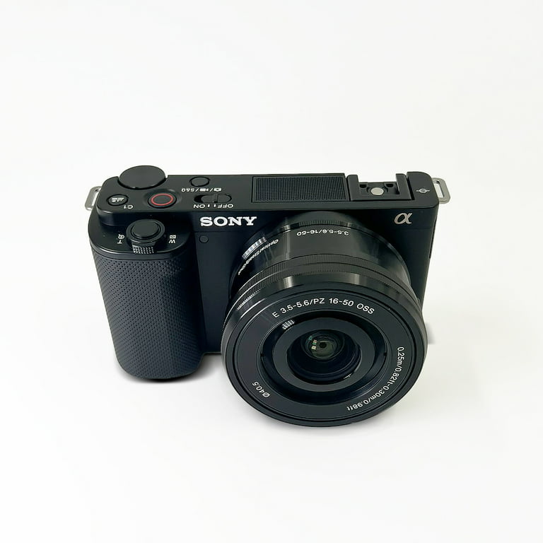 Restored Sony Alpha ZV-E10 - APS-C Interchangeable Lens Mirrorless Vlog  Camera Kit - Black (Refurbished) 