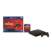 Restored Sony CUH-2215B PlayStation 4 Slim 1TB Spiderman Bundle (Black) (Refurbished)