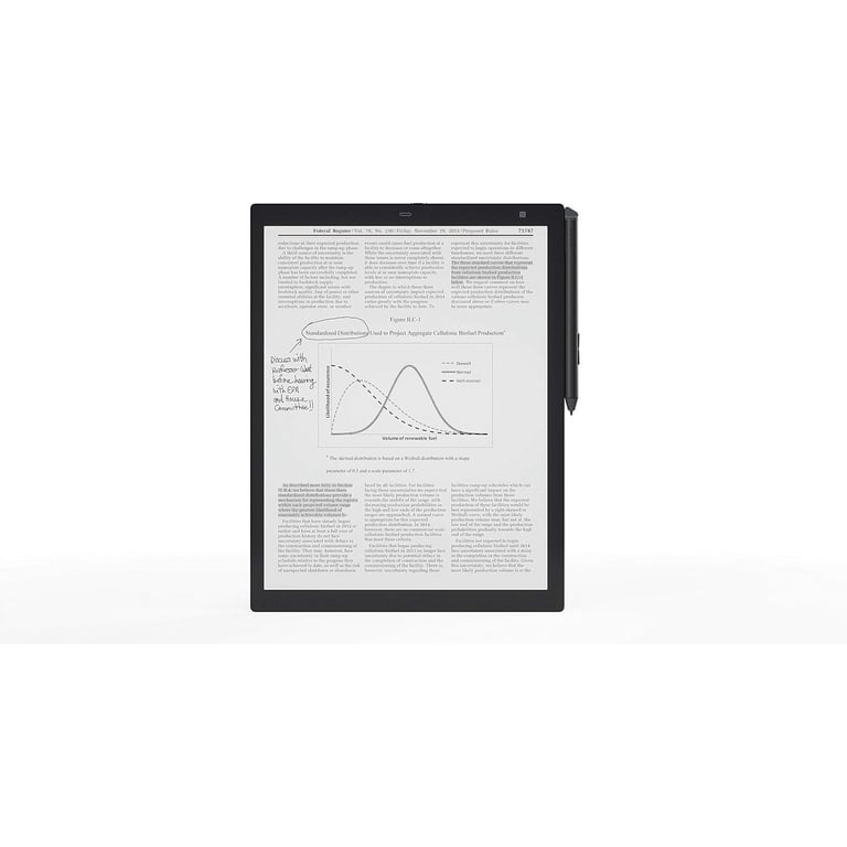 Restored Sony DPT-RP1/B 13” Digital Paper, Black, Easy Drag & Drop 