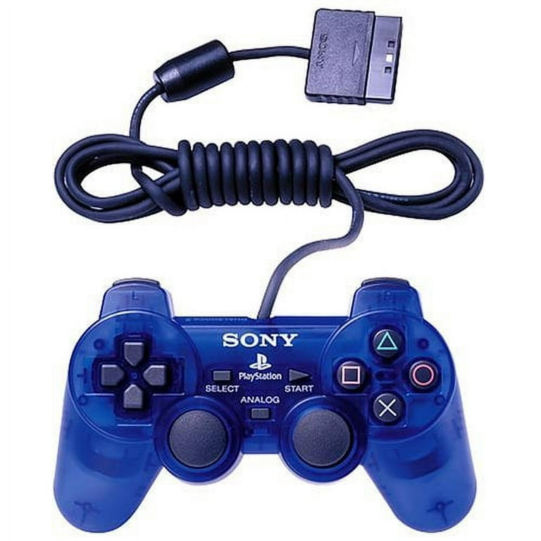 Restored Sony OEM PS2 Dualshock Controller Ocean Blue For