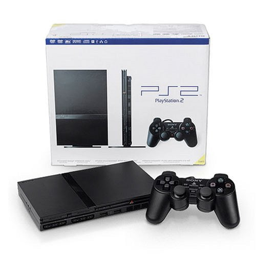 Sony PlayStation 2 Slimline Charcoal Black Console