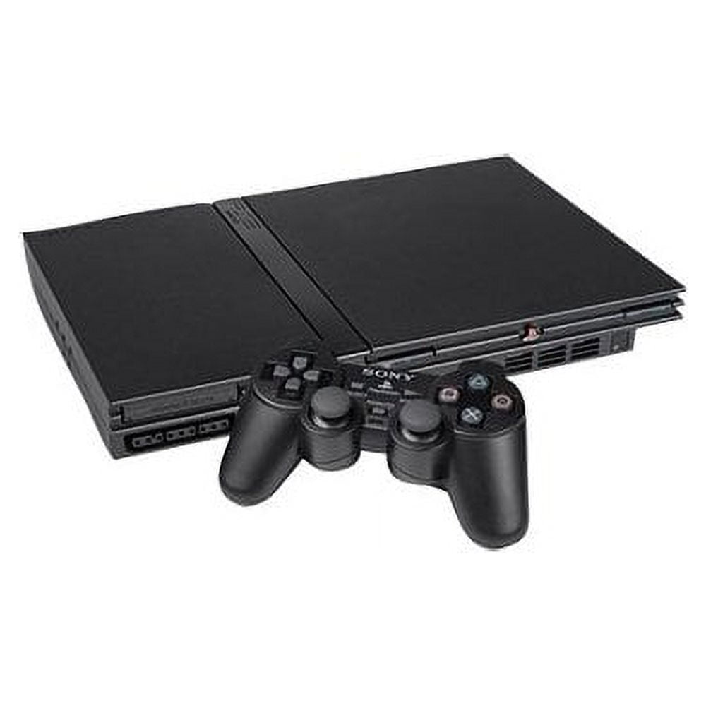 Restored Sony PlayStation 2 PS2 Slim Game Console (Refurbished) 