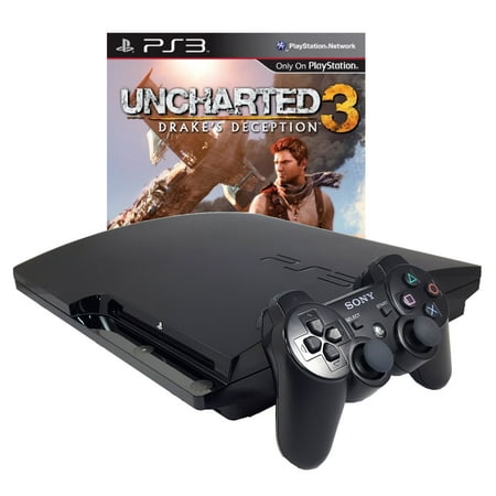 Restored Sony PlayStation 3 PS3 320GB Uncharted 3 Bundle (Refurbished)