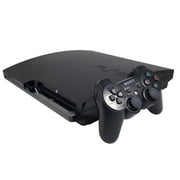 Restored Sony PlayStation 3 PS3 Slim 320GB Video Game Console with HDMI, Black, 1 Pack